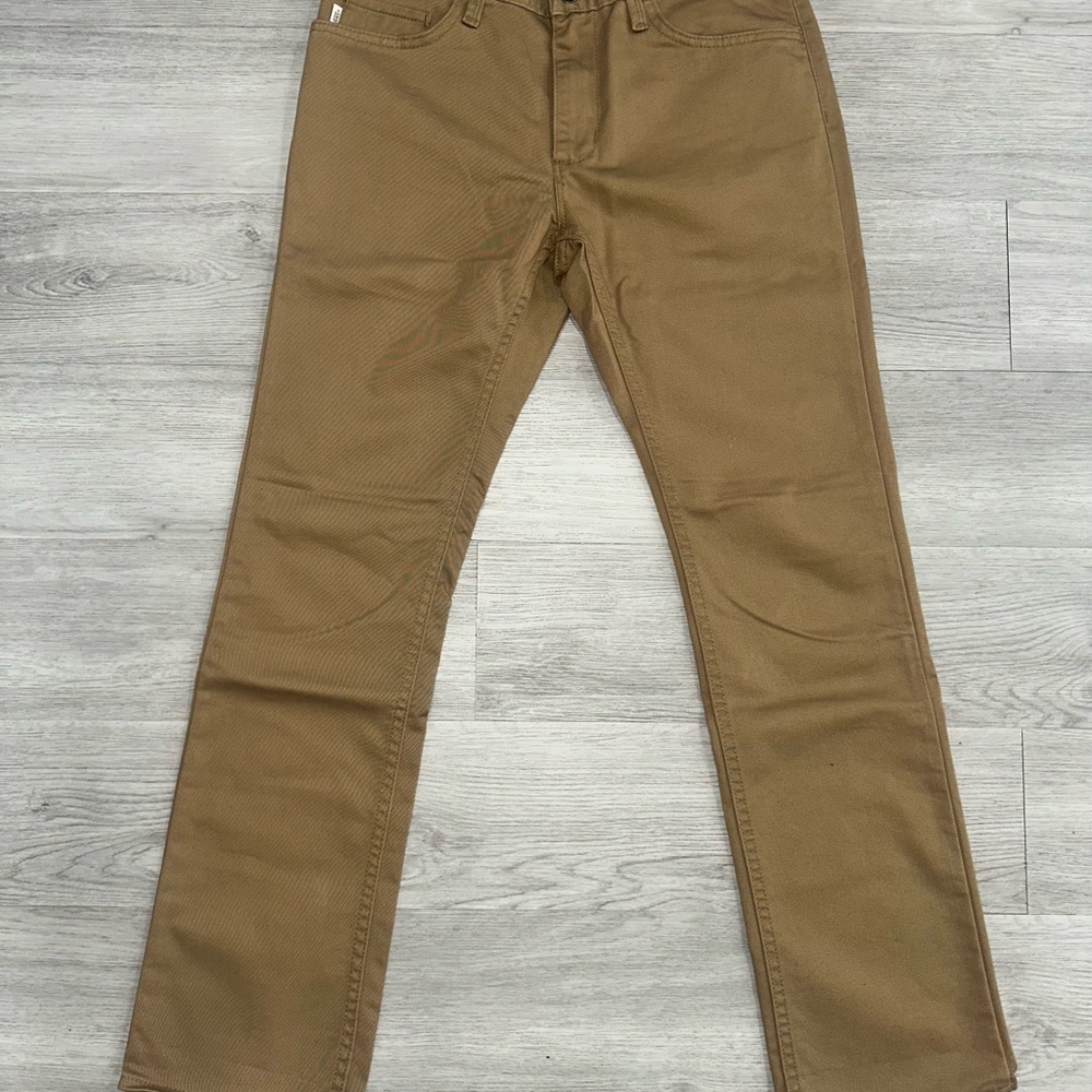 Vans V56 Standard Pants Men’s Tan Beige Casual Straight - 30